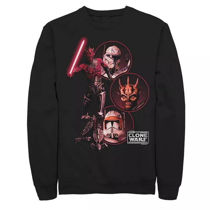 Mens Star Wars: Clone Wars Dark Side Group Shot Sweatshirt Product Image