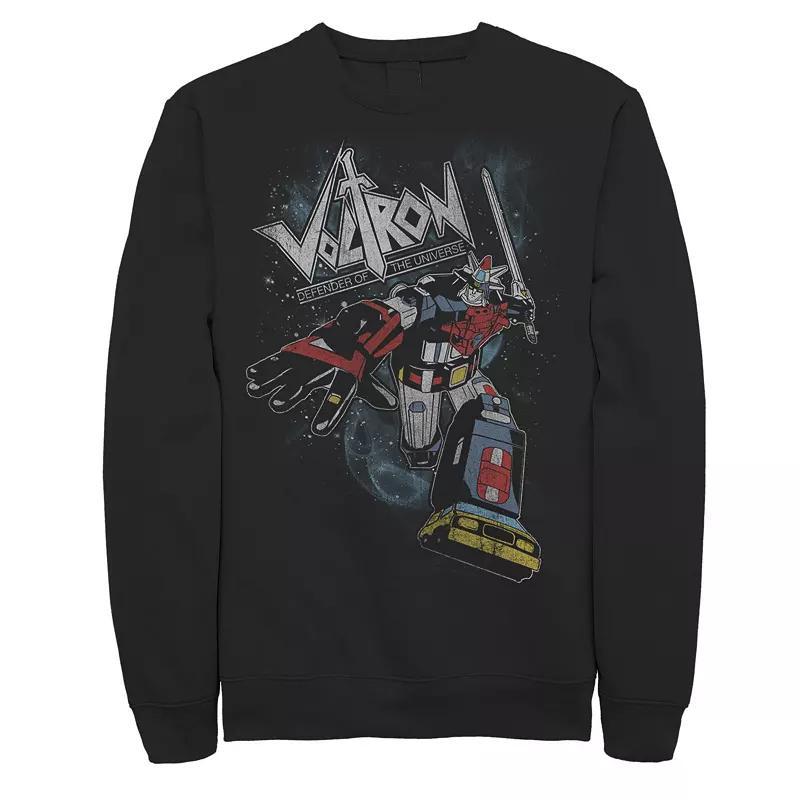 Mens Voltron: Retro Defender Battle Stance Space Graphic Fleece Product Image