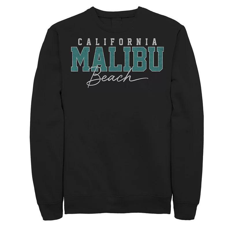 Mens Malibu California Beach Logo Sweatshirt Product Image