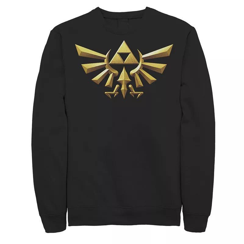 Big & Tall The Legend Of Zelda 3D Hyrule Crest Fleece Sweatshirt, Mens Product Image