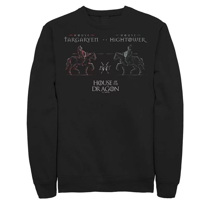 Big & Tall Stranger Things Group Shot Neon Triangle Sweatshirt, Mens Product Image