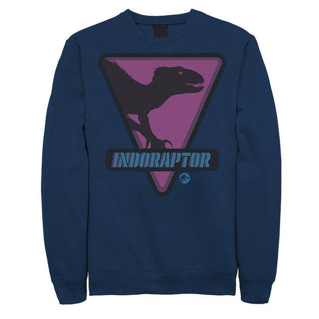 Mens Jurassic World Indoraptor Silhouette Sweatshirt Blue Product Image