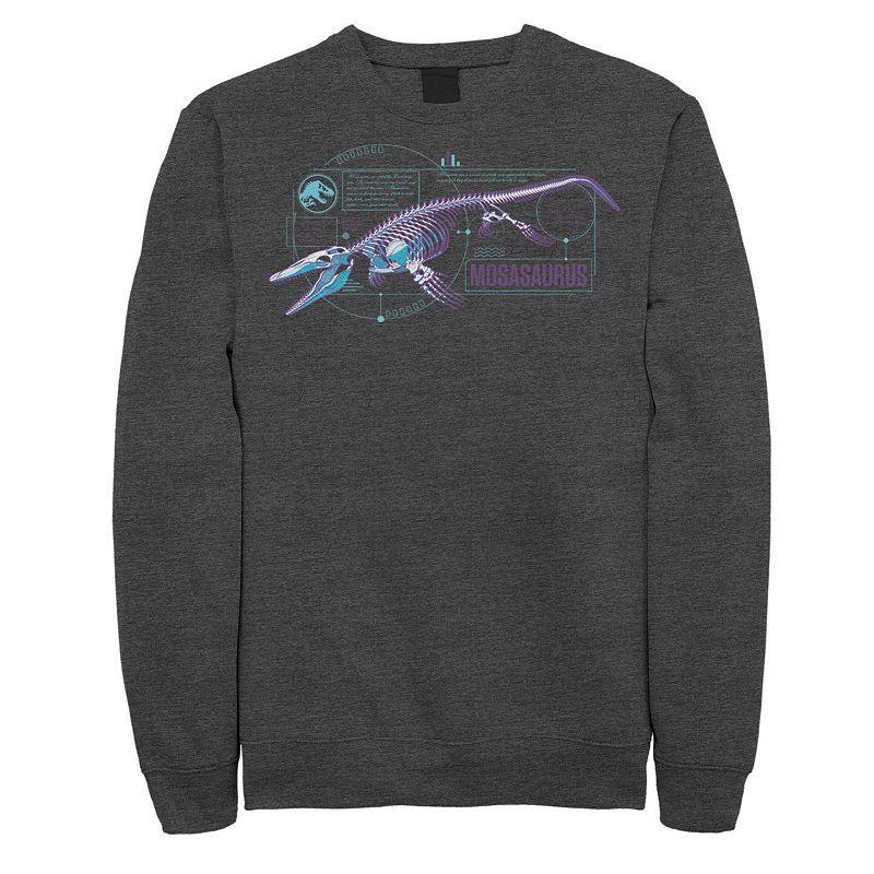 Mens Jurassic World Mosasaurus Skeleton X Ray Sweatshirt Blue Product Image