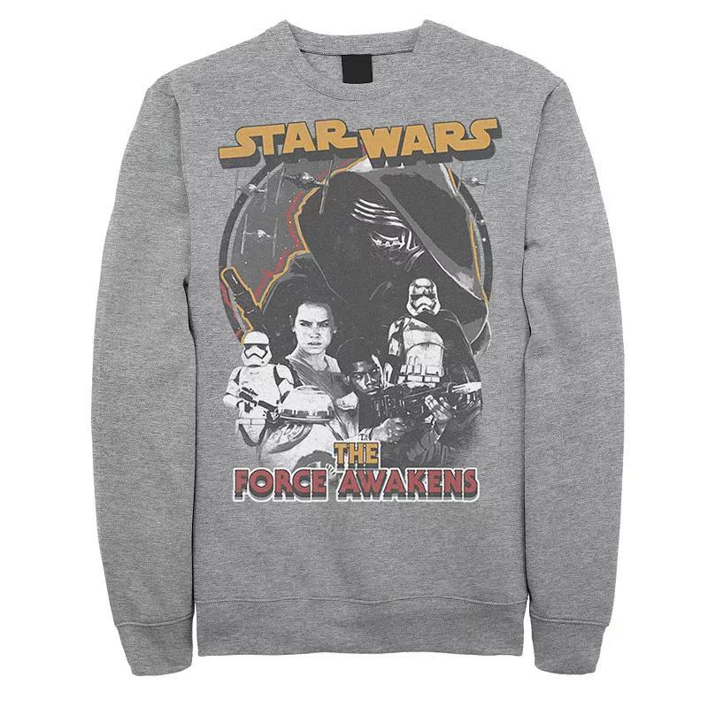 Mens Star Wars: The Force Awakens Group Poster Sweatshirt Product Image