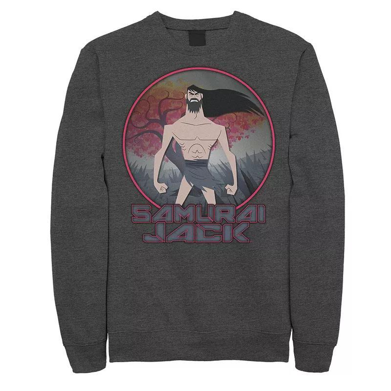 Mens Cartoon Network Samurai Jack The Meditating Warrior Badge Sweatshirt Product Image