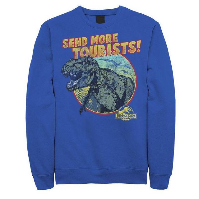 Mens Jurassic Park T-Rex Send More Tourists Sweatshirt Product Image