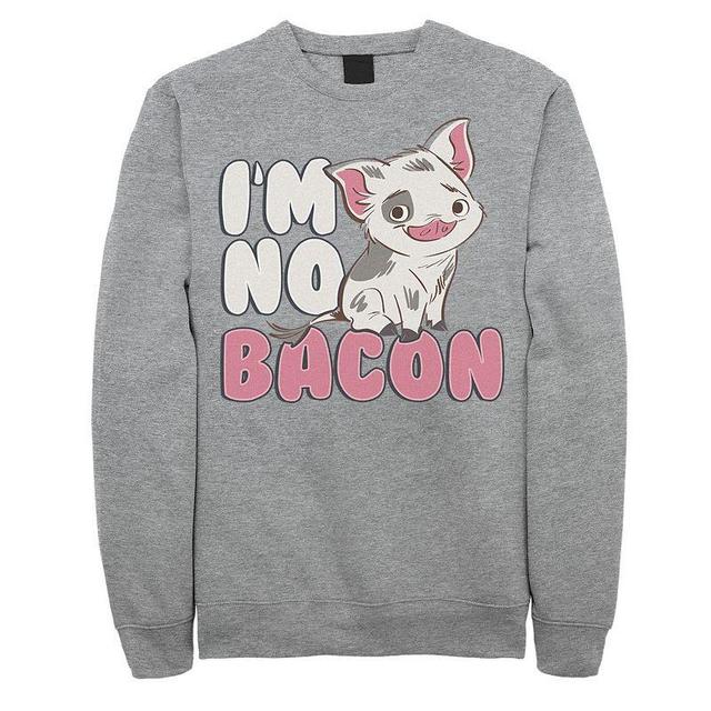 Disney Mens Moana Pua Cute Im No Bacon, Crewneck Fleece Product Image