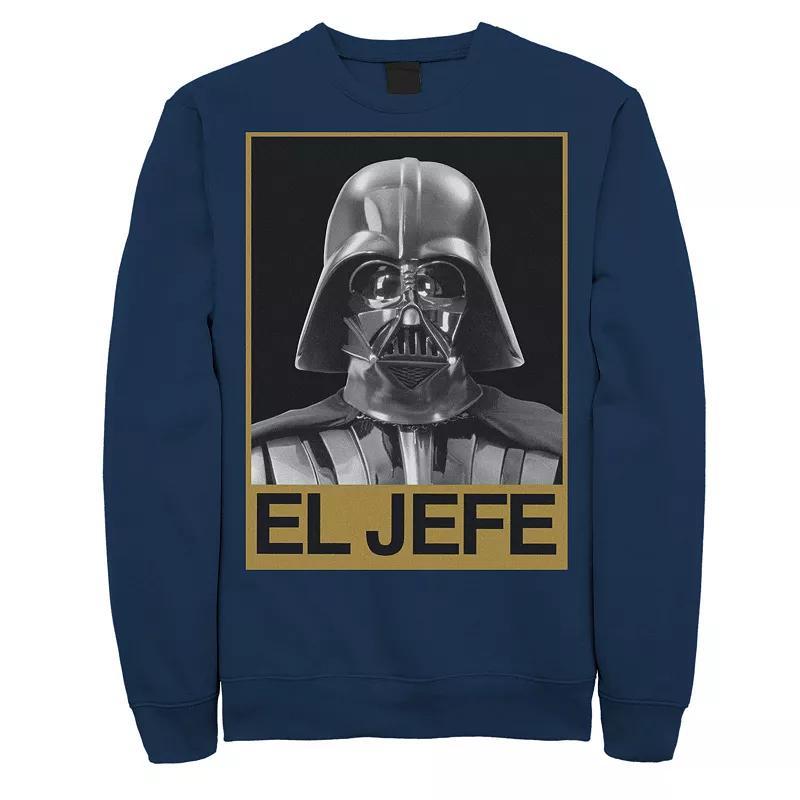 Mens Star Wars Darth Vader El Jefe Portrait Sweatshirt Dark Grey Product Image