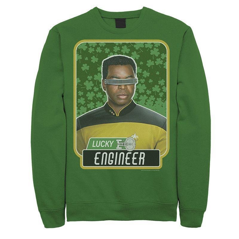 Mens Star Trek Next Generation St. Pattys Engineer Sweatshirt Product Image