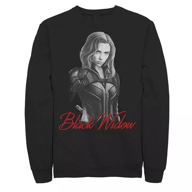 Mens Marvel Widow Mono Sweatshirt Product Image