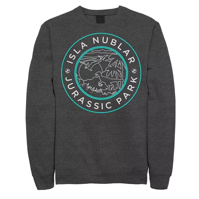 Mens Jurassic Park Isla Nublar Badge Retro Sweatshirt Product Image