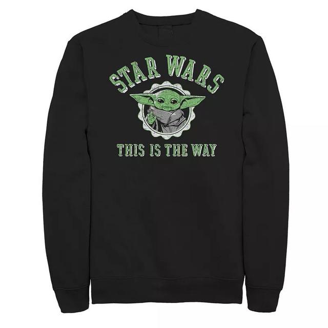 Big & Tall Star Wars The Mandalorian Varsity Child Fleece Sweatshirt, Mens Product Image