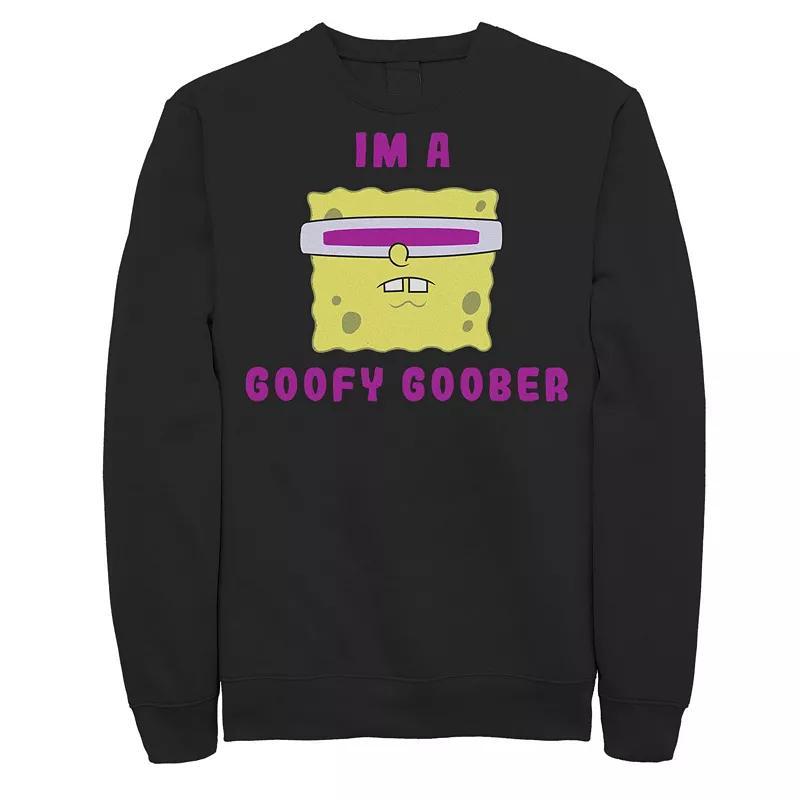 Mens Nickelodeon SpongeBob SquarePants Im A Goofy Goober Portrait Fleece Product Image