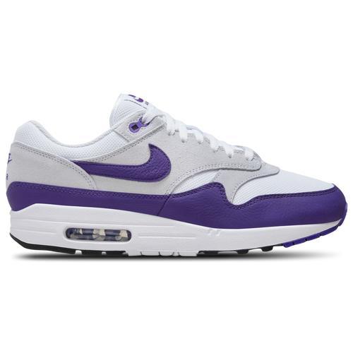 Nike Mens Nike Air Max 1 SC - Mens Running Shoes White/Field Purple Product Image