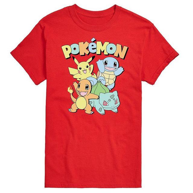 Big & Tall Pokmon Muted Graphic Tee, Mens Product Image