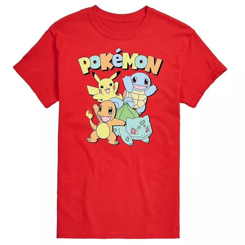 Big & Tall Pokmon Muted Graphic Tee, Mens Product Image