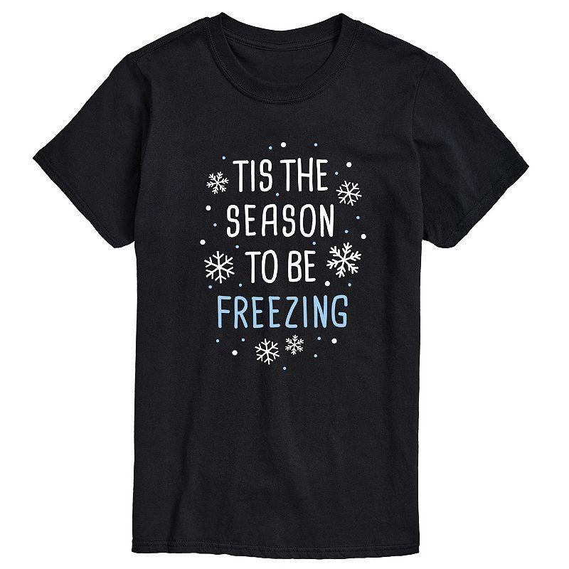 Big & Tall Tis the Season Freezing Tee, Mens Product Image