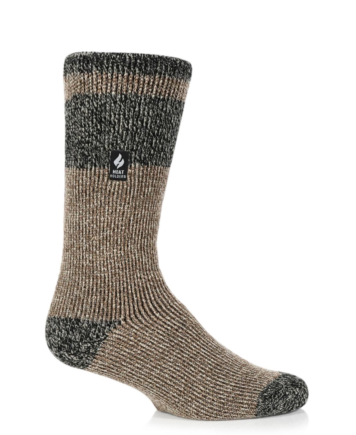 Heat Holders Mens Rook Block Twist Crew Sock - Olive Product Image