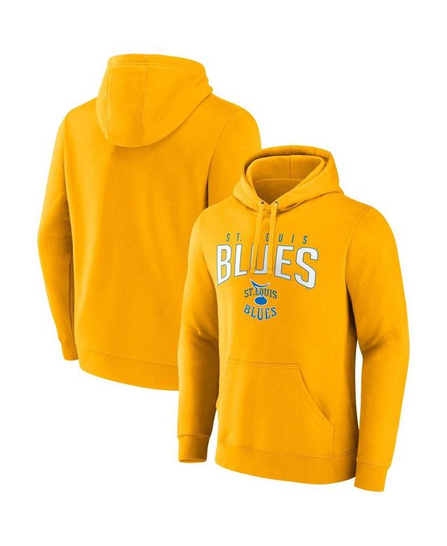 Mens Fanatics Gold St. Louis Blues Special Edition 2.0 Wordmark Pullover Hoodie Product Image