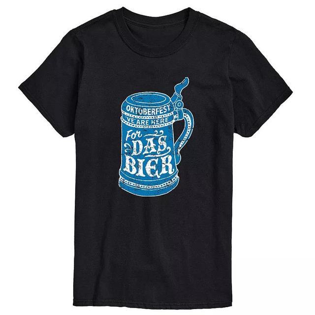 Big & Tall Here For Das Bier Graphic Tee, Mens Product Image