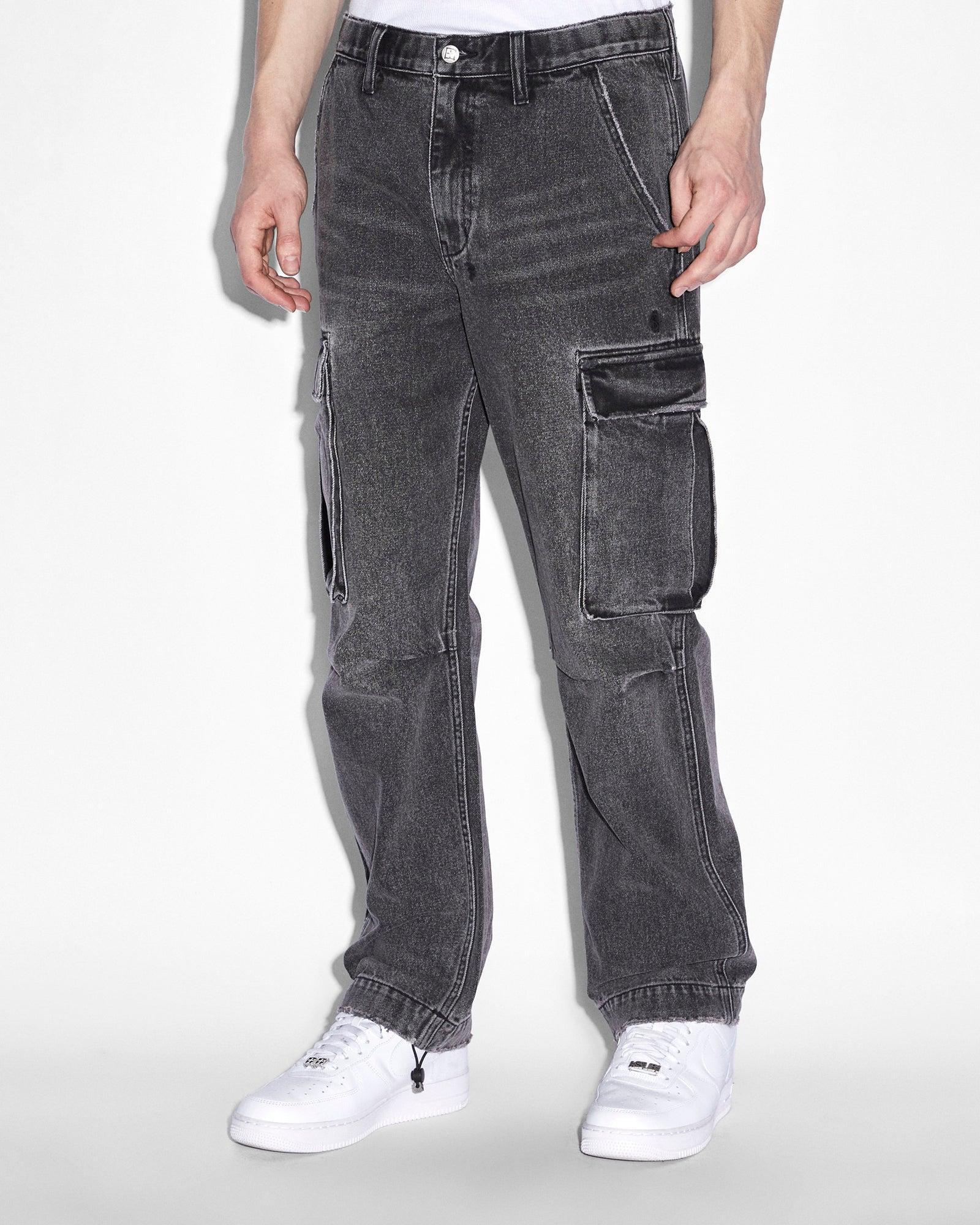 RIOT CARGO PANT ANGST BLACK Male Product Image