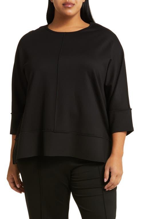 Jones New York Plus Size Serenity 34 Sleeve Front Seam Knit Tunic Product Image