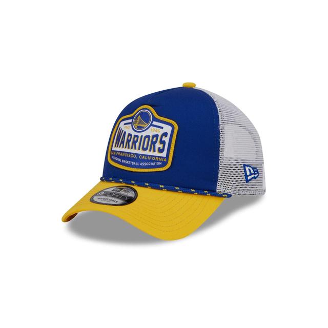 Golden State Warriors 2024 Rally Drive 9FORTY A-Frame Trucker Hat Male Product Image