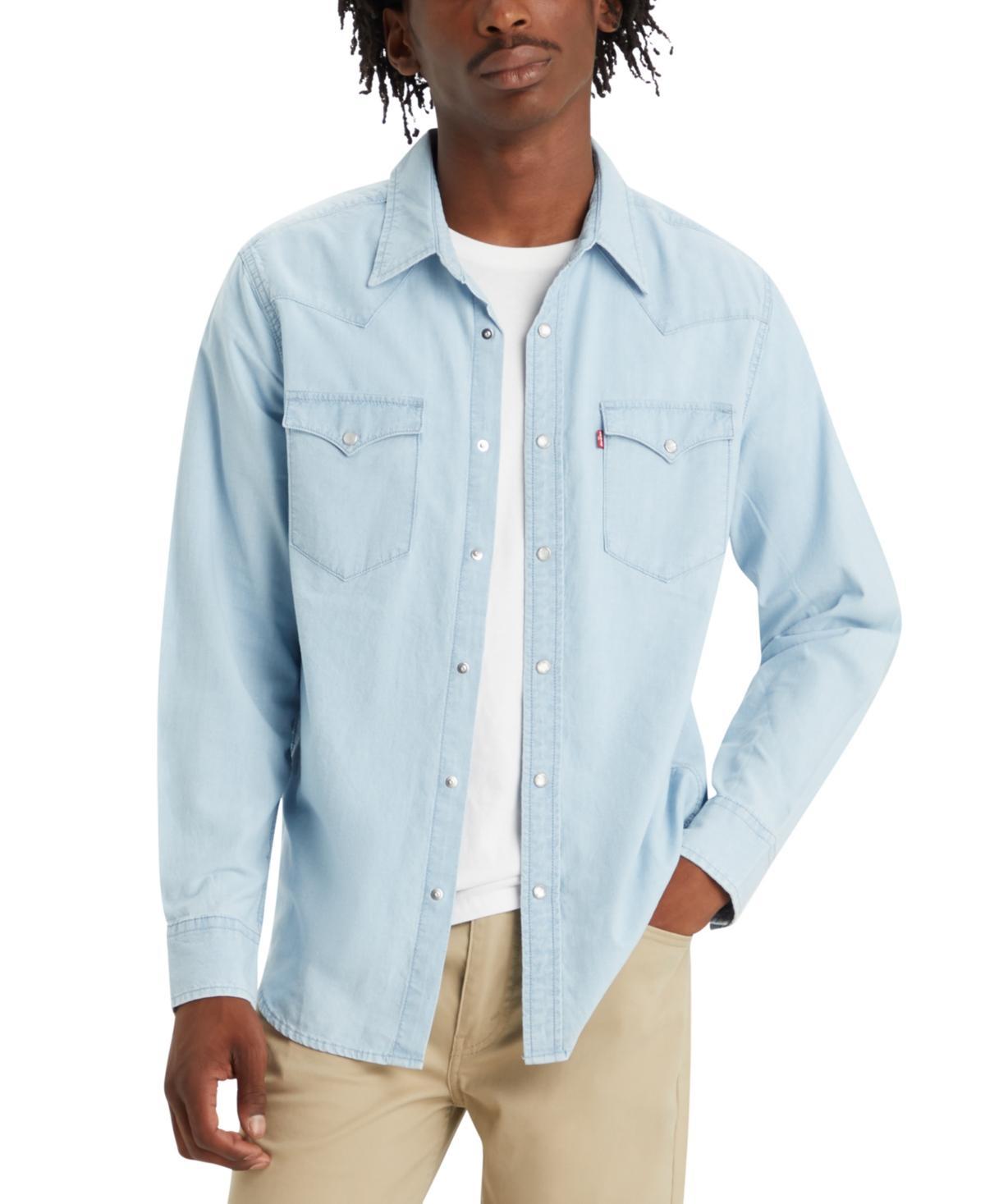 Levis Long Sleeve Plaid Western Shirt Product Image