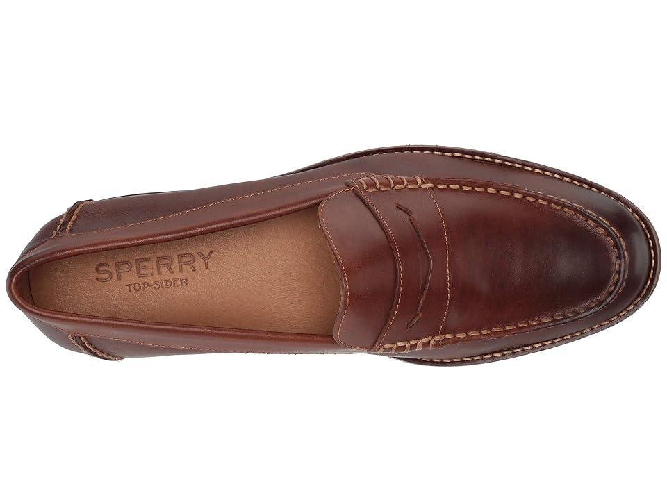 Sperry Topsfield Penny Loafer Leather) Men's Shoes Product Image