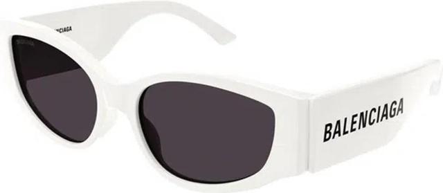 BALENCIAGA Womens White Bb0258s Cat-eye Acetate Sunglasses Product Image