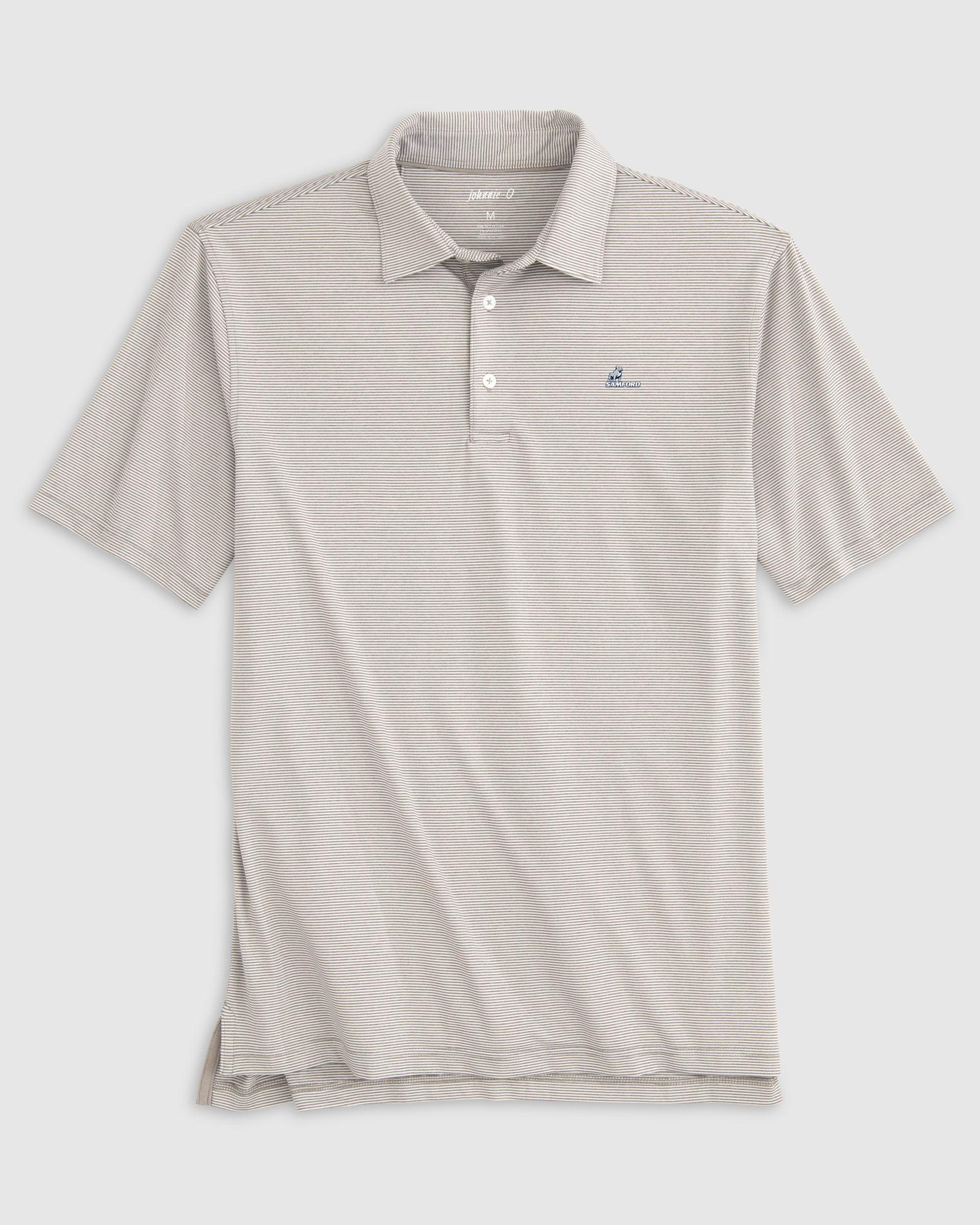 Texas State Lyndonn Striped Jersey Performance Polo Product Image