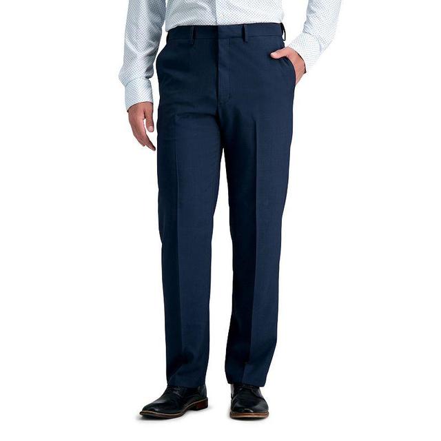 Mens Haggar Premium Comfort Expandable-Waist Classic-Fit Stretch Flat-Front Dress Pants, Mens Product Image