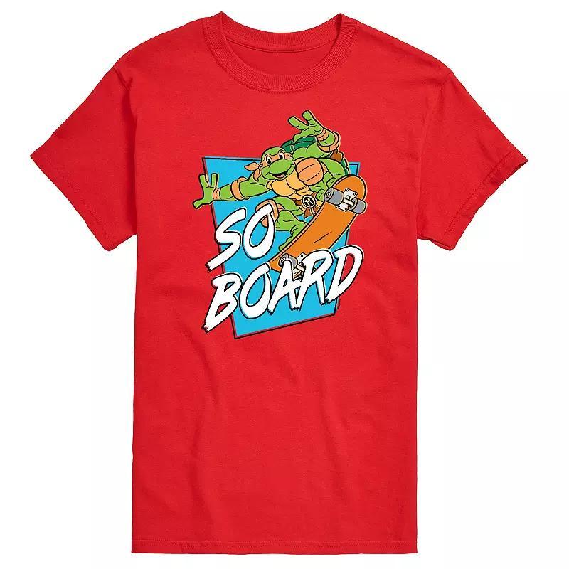 Big & Tall TMNT So Board Graphic Tee, Men's, Size: 4XB, White Product Image