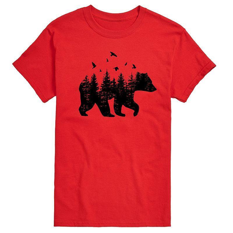 Big & Tall Forest Bear Tee, Mens Product Image