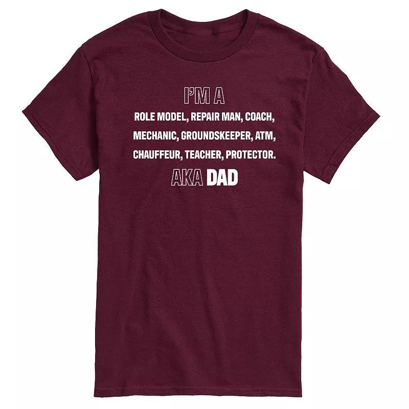 Mens Im A Dad List Graphic Tee Product Image