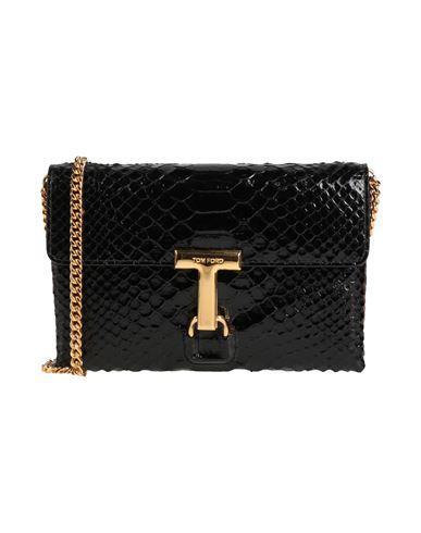 TOM FORD Woman Cross-body Bag Black Size - Calfskin, Brass Product Image