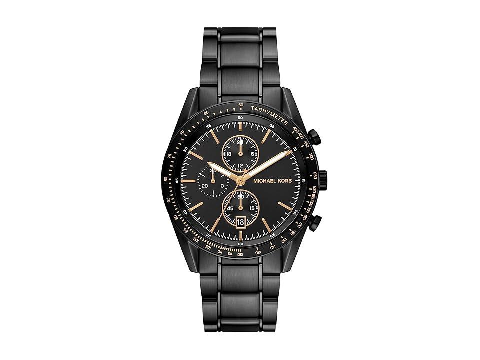 Mens Accelerator Black Stainless Steel Chronograph Watch/42MM Product Image