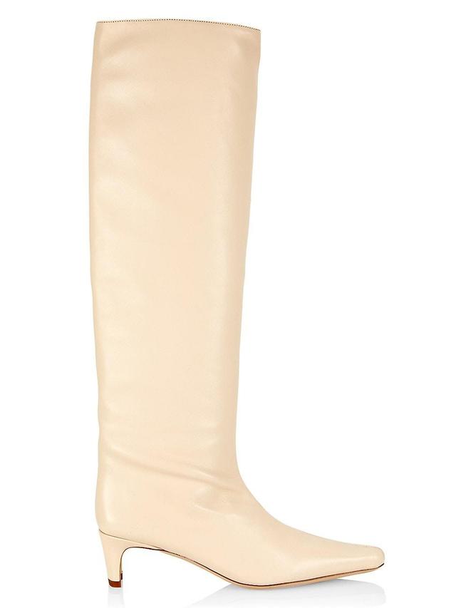 Staud Wally Boot in Cream - Cream. Size 36 (also in ). Product Image