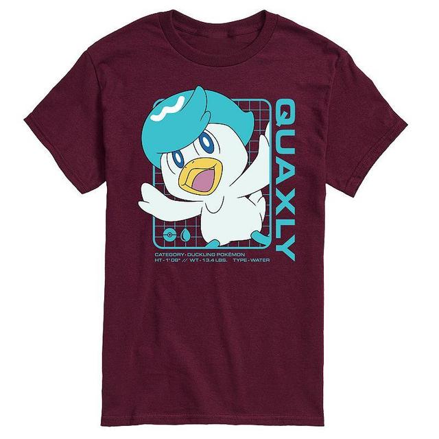 Mens Pokemon Quaxly Stats Graphic Tee Product Image