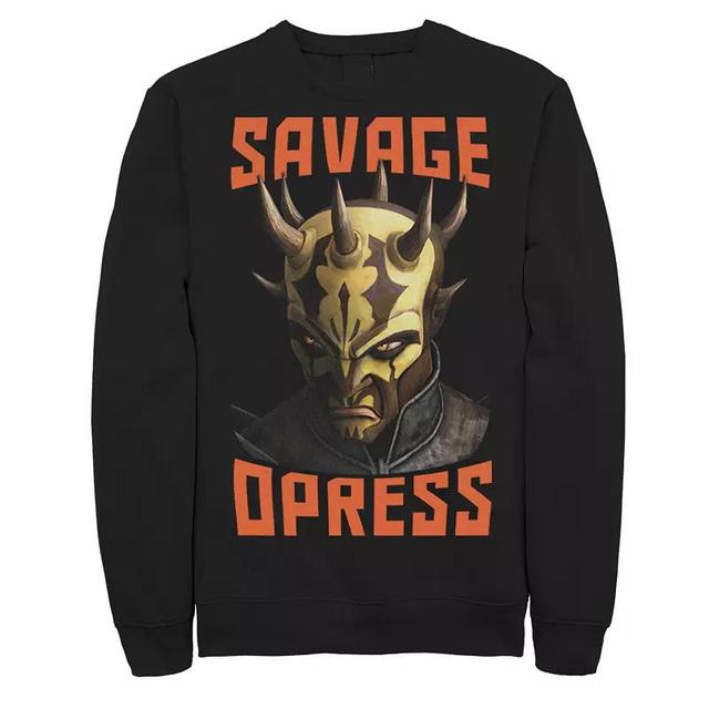 Mens Star Wars: Clone Wars Savage Opress Big Face Sweatshirt Product Image