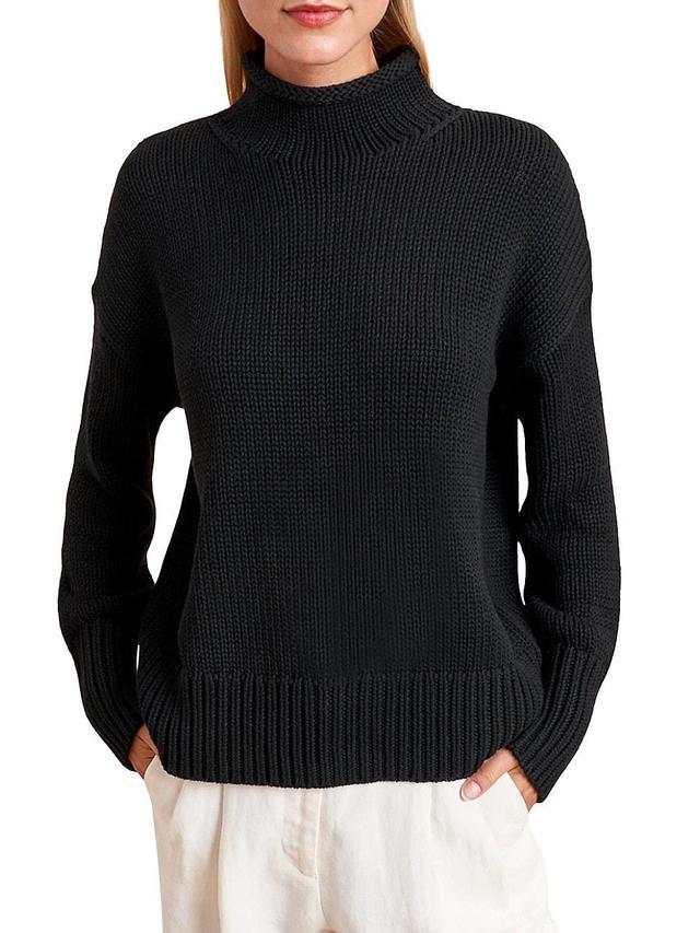 Womens Mock Neck Marina Sweater Product Image