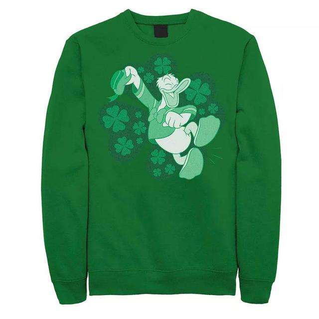 Mens Disney Mickey And Friends St. Patricks Day Donald Duck Sweatshirt Product Image