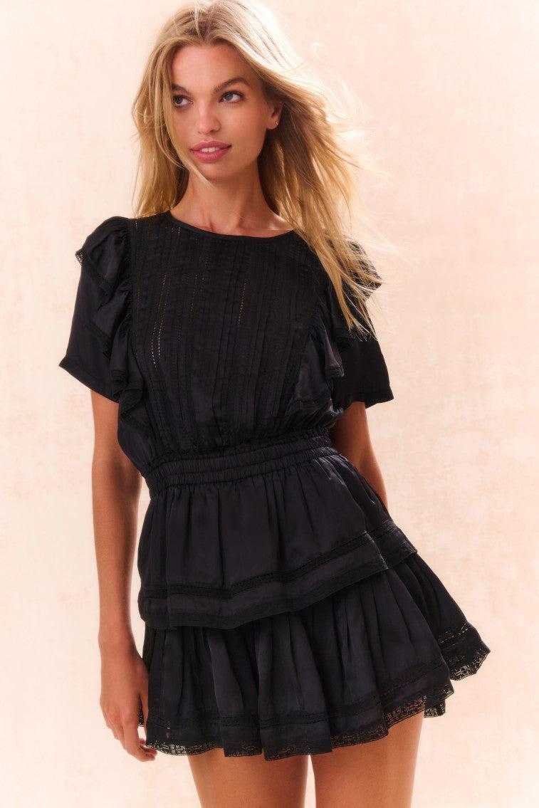 Natasha Cotton Ruffle Dress Product Image