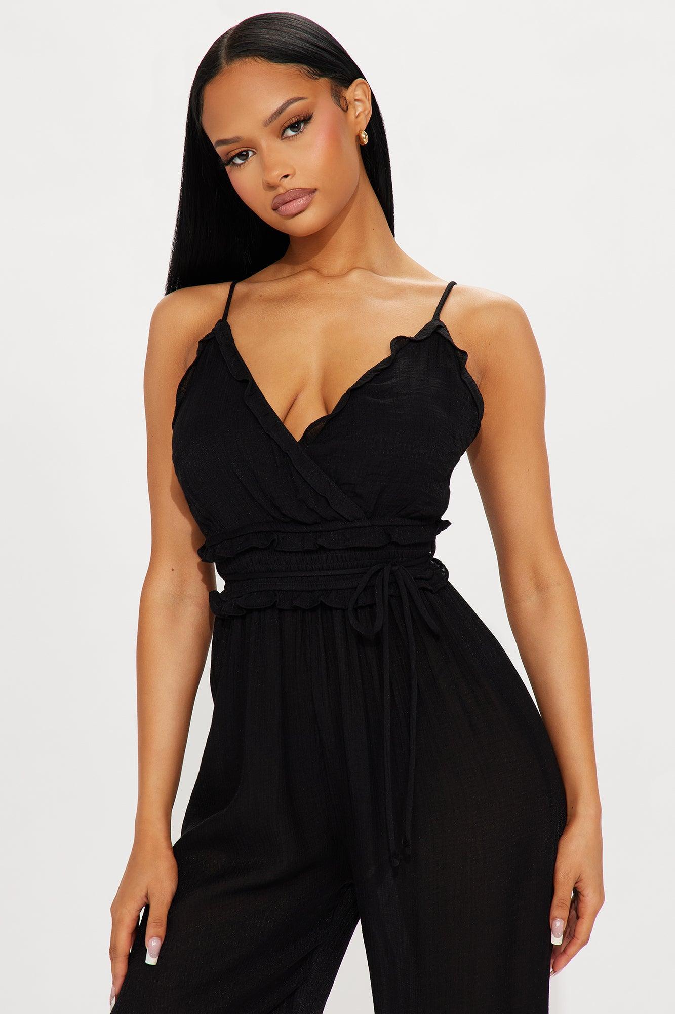 How I Like It Jumpsuit - Black Product Image