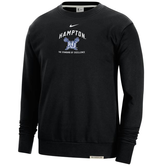 Hampton Standard Issue Nike Men's College Fleece Crew-Neck Sweatshirt Product Image