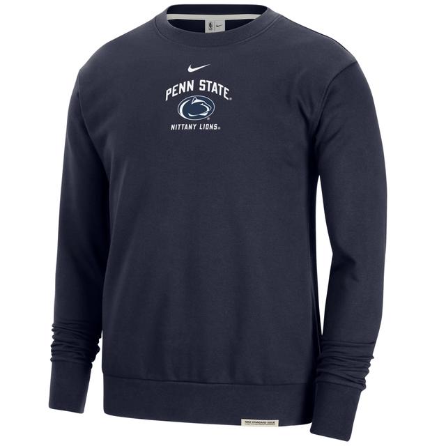 Penn State Standard Issue Nike Men's College Fleece Crew-Neck Sweatshirt Product Image