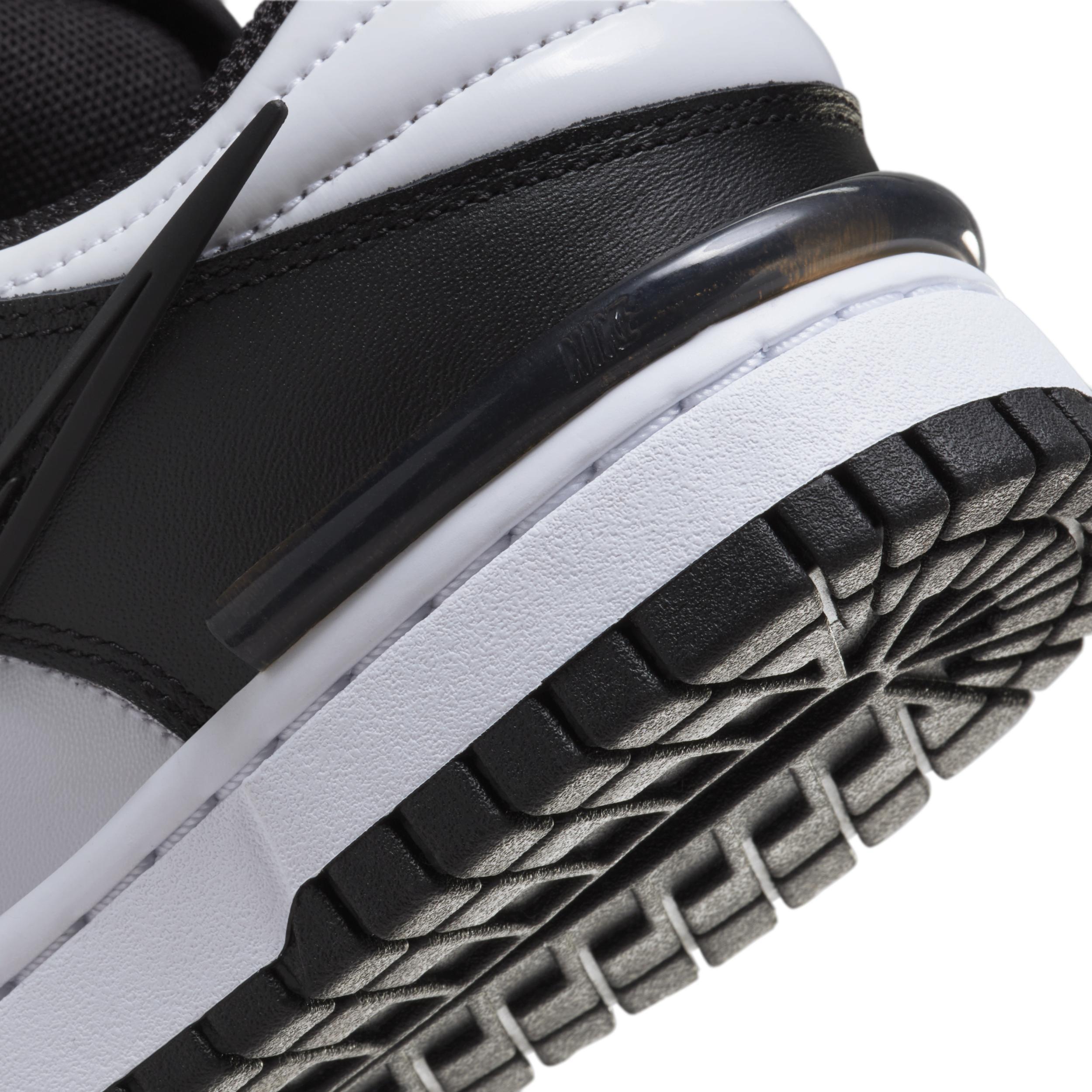 Nike Dunk Low sneakers in black iridescent Product Image