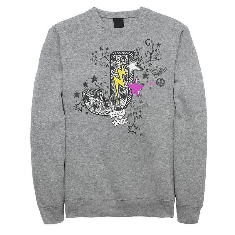 Mens Julie And The Phantoms Julie & Flynn J Sketch Sweatshirt Athletic Grey Product Image