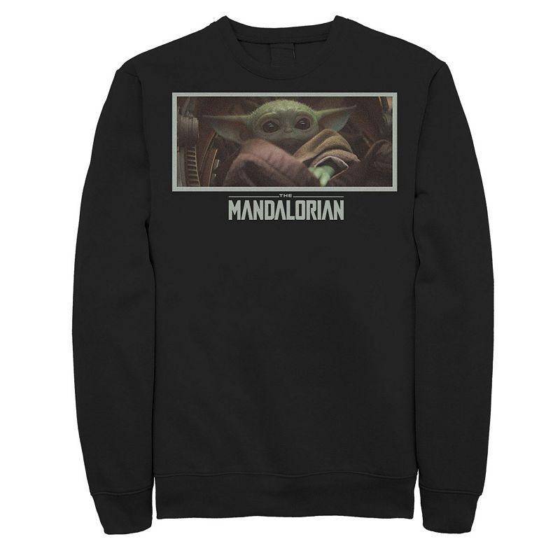 Mens Star Wars The Mandalorian The Child The Stare Portrait Sweatshirt Product Image