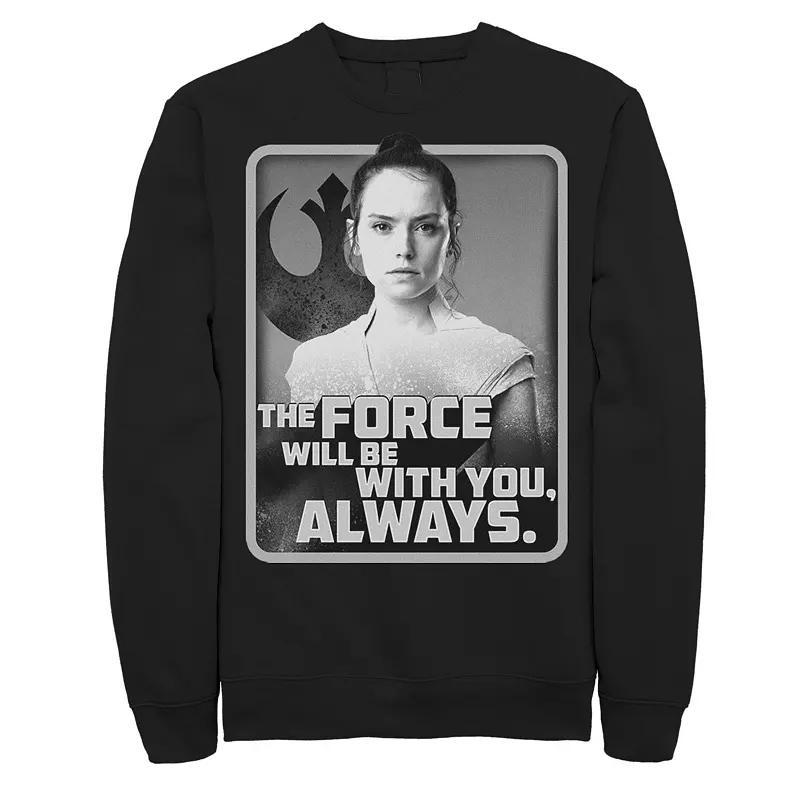 Mens Star Wars: The Rise Of Skywalker Rey Force Will Be With You Sweatshirt Product Image